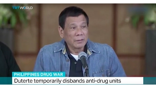Philippines Drug War: Duterte temporarily disbands anti-drug units
