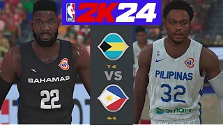 FIBA World Cup 2023 | Bahamas (17-45) vs Dream Team Philippines (46-16) | NBA 2K24 Gameplay