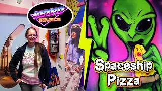 Retro Source & Spaceship Pizza - Vintage Video Games and Out this World Pizza - Long Island NY