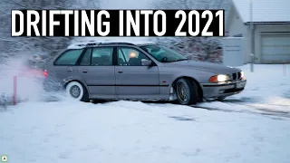 Sliding Into 2021! First Day of Snow Drift Trailer!