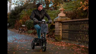 Zipper Folding 3 Wheel Electric Mobility Scooter