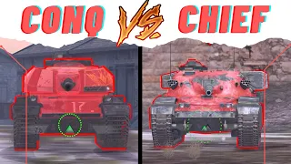 Super Conqueror vs Chieftain Mk.6! Who drinks better tea? WOT Blitz