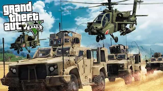 APACHE HELICOPTER CLOSE AIR SUPPORT in GTA 5 RP!