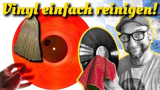 🧽 HOW TO Schallplatten GANZ EINFACH reinigen mit HAUSMITTELN 2021!! #howto