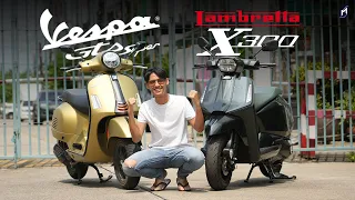 คลิปสั้น เทียบ LAMBRETTA X300 - VESPA GTS 150 เด่นโดนใจ เลือกคันไหนดี