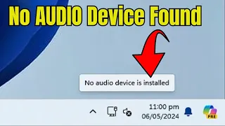 How to FIX "No Audio Device Installed or Found" in Windows 10/11 (2024)