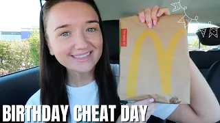 MY BIRTHDAY CHEAT DAY | McDonalds, Chinese Takeaway & Krispy Kreme