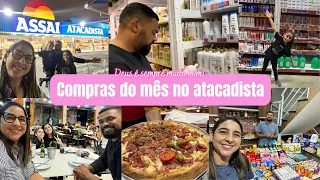 Compras do mês no atacadista| Mostrei o valor total da compra| Jantinha especial| Missão Virtuosa