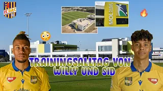 DER ALLTAG VON WILLY UND SIDNEY BEI FC DAC 😲🔥 | Das gesamte Trainingsgelände 🔥 | Niklas Wilson