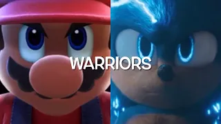 Mario and Sonic AMV: Warriors (with lyrics)