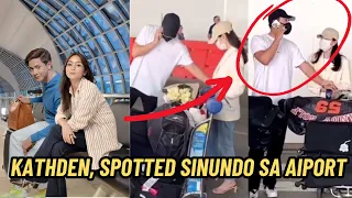 🔴KATHDEN SPOTTED, ALDEN RICHARDS SINUNDO SI KATHRYN BERNARDO SA AIRPORT!🔴