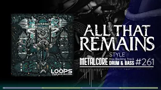 Metalcore Backing Track / Drum And Bass / All That Remains Style / 215 bpm Jam in D Minor