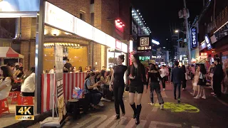 ［Hongdae 4K］Seoul Night Walk!! ~ 쏟아져 나오는 인파 속에서 ~ 쌕끈한 홍대 힙쟁이들 ~ !!