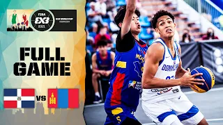 Dominican Republic v Mongolia | Men's - Full Game | FIBA 3x3 U18 World Cup 2021