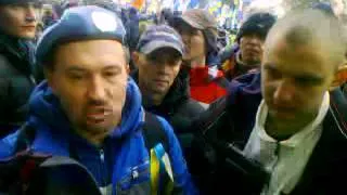 Киев. Провокатор на евромайдане. 1.12.2013