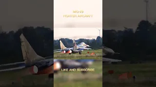 MIG-29 fighter in action