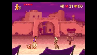 Disney's Aladdin SNES Playthrough Part 1