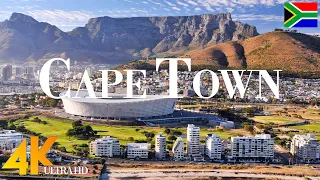 Cape Town 4K drone view • Amazing Aerial View Of Cape Town | Relaxation film with calming music