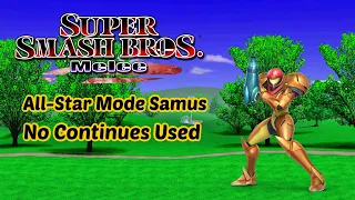 Super Smash Bros. Melee All-Star Mode on Normal with Samus (No Continues Clear)