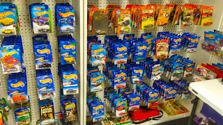 90's Hot Wheels Blue Cards at Antique Store Richmond Virginia!