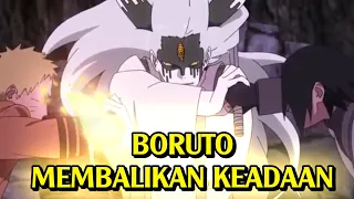 Boruto Naruto Sasuke vs Momoshiki sub Indonesia