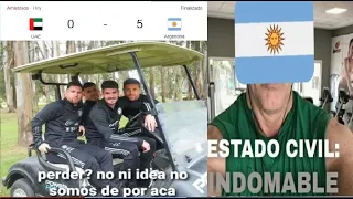 MEMES ARGENTINA 5 EMIRATOS ÁRABES UNIDOS 0 AMISTOSO