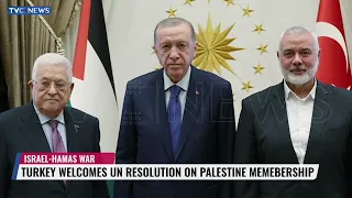 Israel-Hamas War: Turkey Welcomes UN Resolution On Palestine Membership