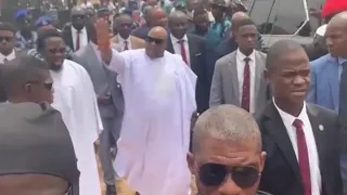 SEE HOW GOV. ADEMOLA ADELEKE OUTSHINES OTHER GOVERNORS AT THE FINAL BURIAL OF AKEREDOLU