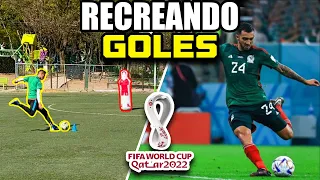 RECREANDO los MEJORES GOLES del MUNDIAL de QATAR 2022 por $10,000 🥅⚽️ RETOS de FUTBOL EPICOS 😱