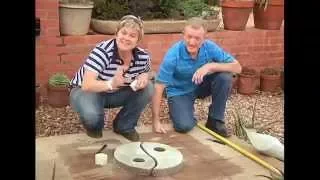 DIY: Making Ying-Yang Paving Stones