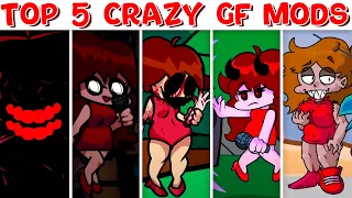 Top 5 Crazy Girlfriend Mods - Friday Night Funkin' VS GF.hx, Scream GF, Lost Love and etc.