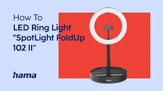 Hama LED Ring Light "SpotLight FoldUp 102 II"