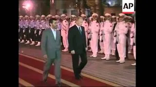 Russian President Putin departs after visit to Iran