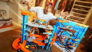 MONTEI UMA PISTA DA HOT WHEELS GIGANTE!