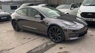 Tesla Wrap in Black CHROME!