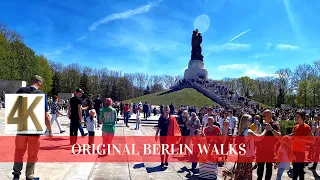 Walking Treptower park. Berlin Walking. Germany Walking. Original Berlin Walks. May 9 in Berlin.