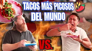 RETO DE TACOS CON UN ALEMÁN 🌮 | **Los más Picosos del Mundo🔥