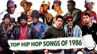 Top Hip Hop songs of 1986