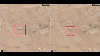 Satellite Imagery of Nevatim Airbase After Iranian Missile Attack-- Minimal Damage