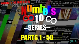 Numbers -Infinity to Infinity series - All 50 Parts