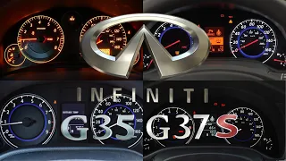 Infiniti G series (0-100 KM/H) (0-60 MPH) ACCELERATION BATTLE