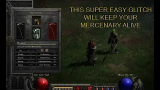 Mercenary bug will keep them alive easily in Diablo 2!