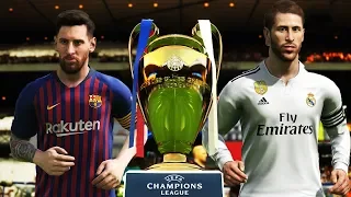 PES 2019 - Real Madrid vs Barcelona - El Clasico - Final UEFA Champions League [UCL]