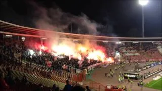 Delije Ultras | Crvena zvezda 5 Novi Pazar 1 (Serbian SuperLiga - 19th October 2013)