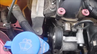2012+ Ford Focus Belt replacement  - Stretch Belt with no tools