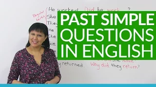 How to ask questions in the PAST SIMPLE tense