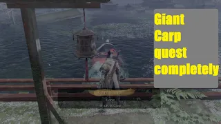 Sekiro - Kill Great Carp and Pot Noble Quest - Great White Whisker location