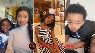 Cardi B Shows off Her Daughter Kulture's NEW hair Style - (VIDEO)