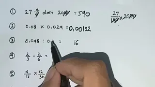 Matematika Dasar Yang Paling Sering Muncul Saat Tes