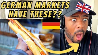 Brit Reacts to 20 MUST EAT FOOD AT GERMAN MARKET